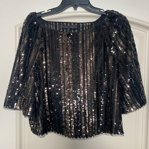 BCBG Sequin Top. Size small